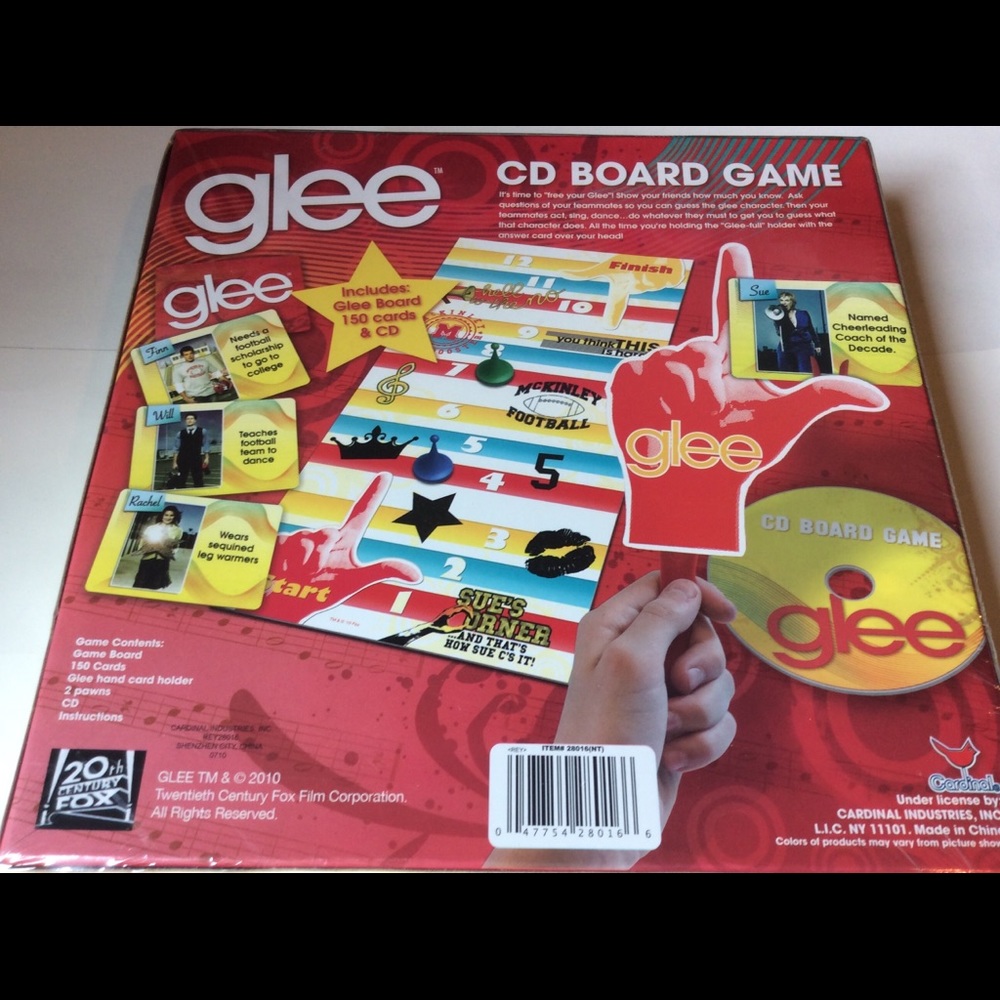 Glee CD Board Game